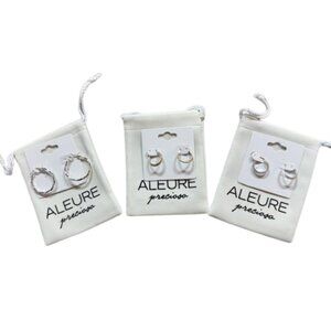 3-Pair Hoop Earring Set – Sleek Everyday Styles!